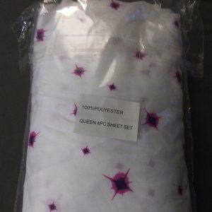 4 piece Queen sheet set